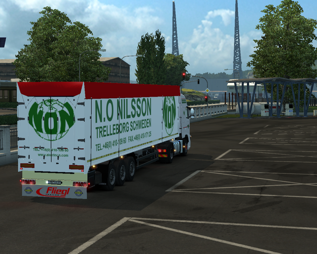 ets2 Volvo FH 4x2  + Bodex trailer N prive skin ets2