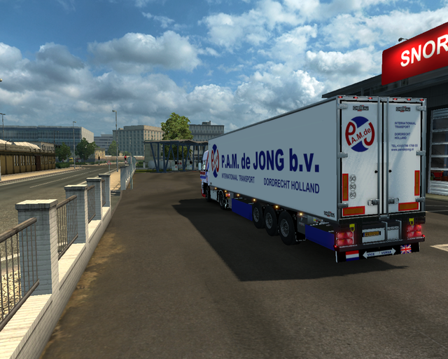 ets2 Daf 3600 Ati 4x2 + koeltrailer P.A.M prive skin ets2