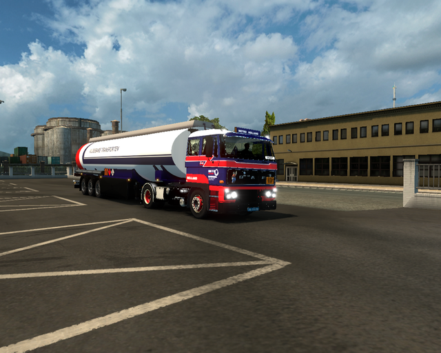 ets2 Daf 2800 4x2 + Benzine trailer Wetro Scherpen prive skin ets2