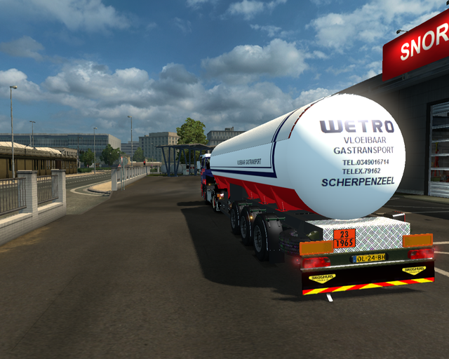 ets2 Daf 2800 4x2 + LPG trailer Wetro Scherpenzeel prive skin ets2