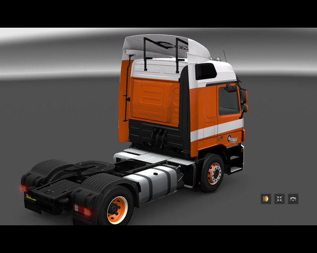 ets2 Mercedes Actros Mp3 1844 4x2 Swijnenburg Tran prive skin ets2