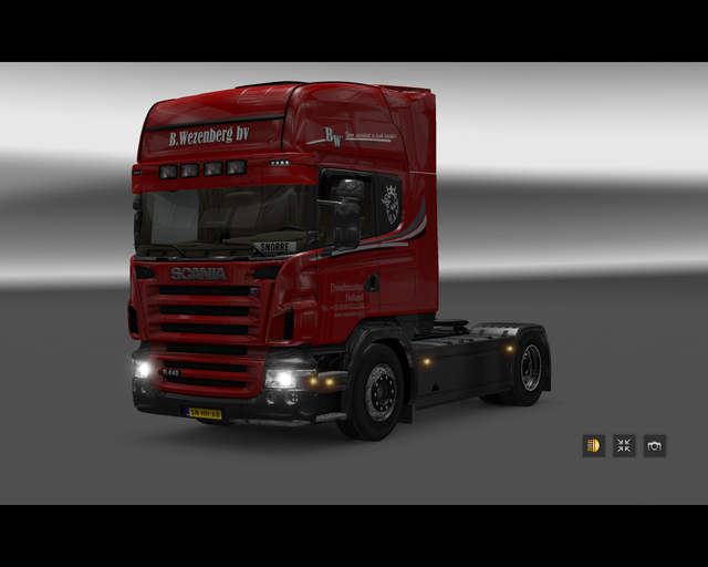 ets2 Scania R440 4x2 Wezenberg Transport IJsselmui prive skin ets2