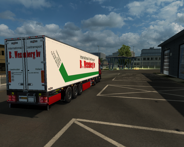 ets2 Scania R440 4x2 + Chereau koeltrailer Wezenbe prive skin ets2