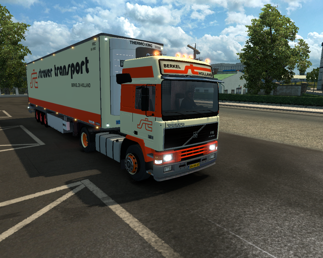 ets2 Volvo F16 4x2 Chereau Koeltrailer Straver Tra prive skin ets2