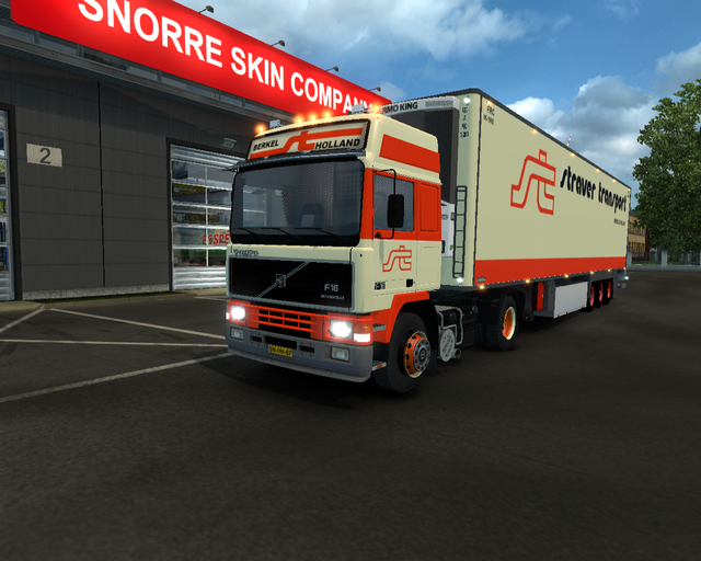 ets2 Volvo F16 4x2 Chereau Koeltrailer Straver Tra prive skin ets2