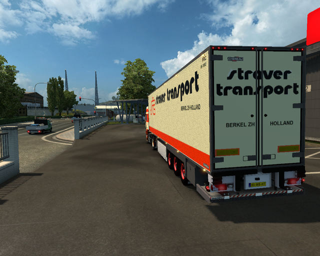 ets2 Volvo F16 4x2 Chereau Koeltrailer Straver Tra prive skin ets2