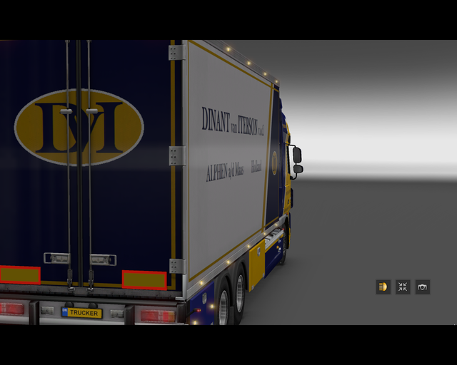 ets2 Daf 105 XF 6x4 BDF Dinant van Iterson Alphen  prive skin ets2