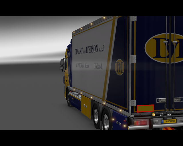 ets2 Daf 105 XF 6x4 BDF Dinant van Iterson Alphen  prive skin ets2