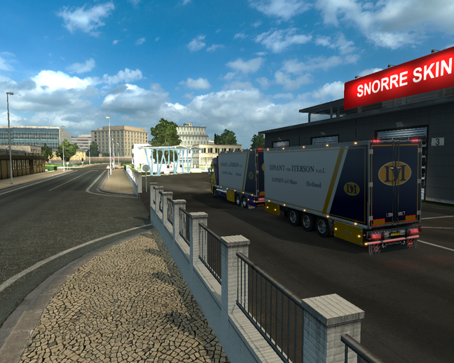 ets2 Daf 105 XF 6x4 BDF + tandem Dinant van Iterso prive skin ets2