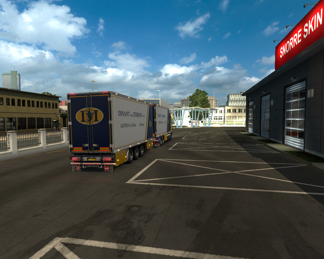 ets2 Daf 105 XF 6x4 BDF + tandem Dinant van Iterso prive skin ets2