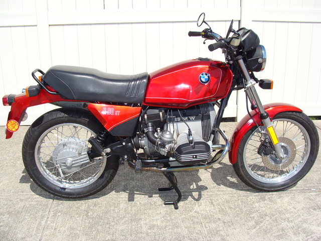 DSC00175 #6207474. 1983 BMW R80ST, Red. New Battery, New Master Cylinder. Major 10K Service. Matching numbers, clear title. Clean original bike. Only 21,335 miles.