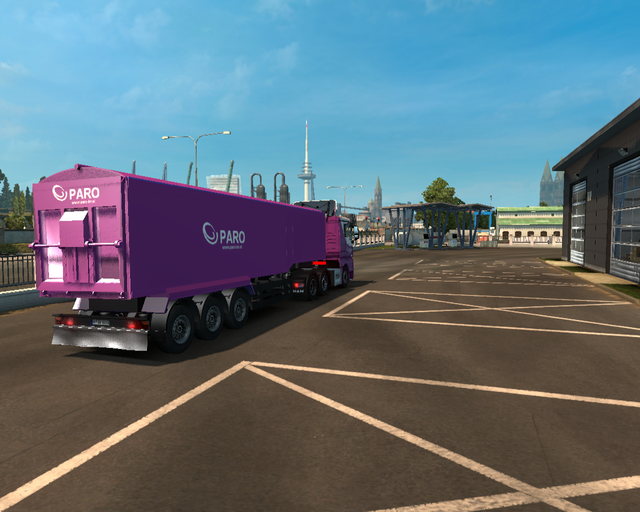 ets2 Man TGX 6x2 + Bodex trailer Paro Nunspeet Ams prive skin ets2