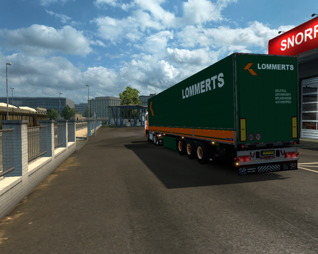 ets2 Daf 2800 4x2 Zeiltrailer Lommerts Delfzijl Ho prive skin ets2