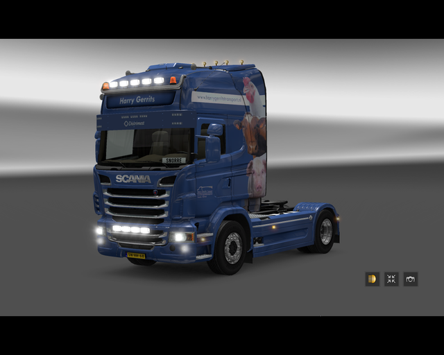 ets2 Scania R Harry Gerrits Transport Havelte Holl prive skin ets2