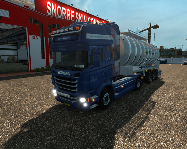 ets2 Scania R + Mesttrailer Distrimest Harry Gerri prive skin ets2