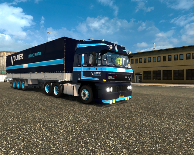 ets2 Daf 3600 Ati 6x4 + 3 achs plane Volmer transp prive skin ets2