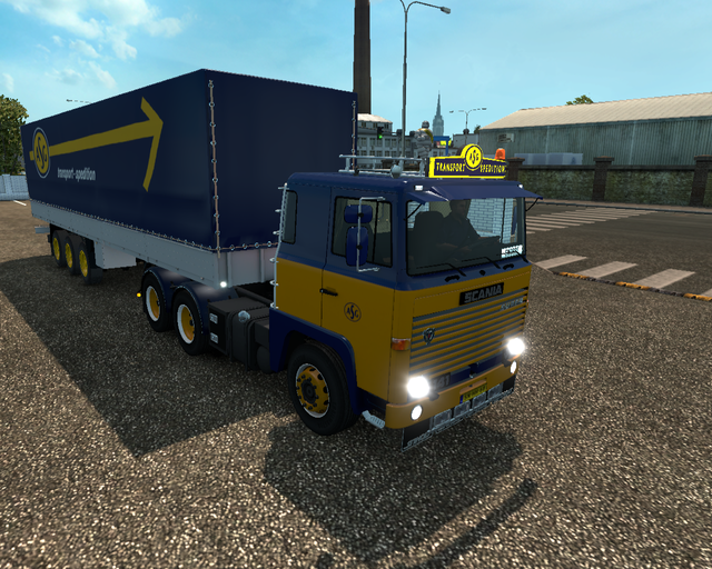 ets2 Scania 141 6x4 + 3 achs plane ASG Transport S prive skin ets2