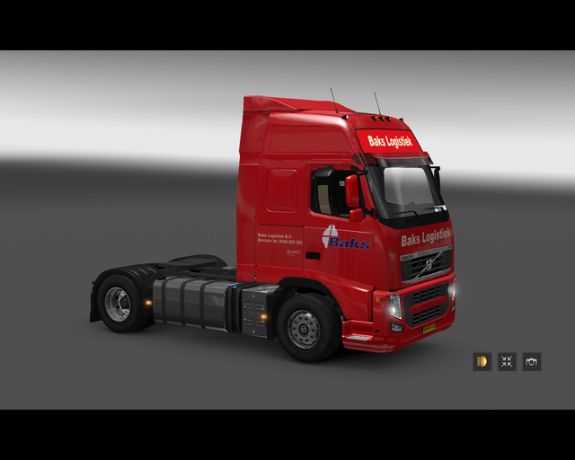 ets2 Volvo Fh Classic 4x2 Baks transport Borculo H prive skin ets2