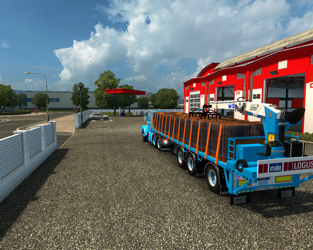 ets2 Scania 111 Super Torpedo 6x4 + Steentrailer R prive skin ets2