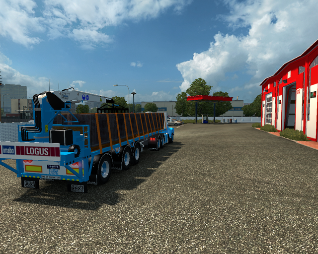 ets2 Scania 111 Super Torpedo 6x4 + Steentrailer R prive skin ets2