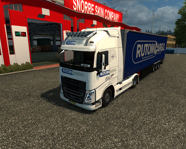 ets2 Volvo Fh 2013 4x2 + Krone Zeiltrailer RutomCa prive skin ets2