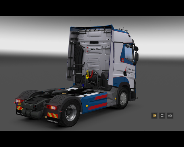 ets2 Renault T 4x2 Wim Yland Ootmarsum 2 prive skin ets2