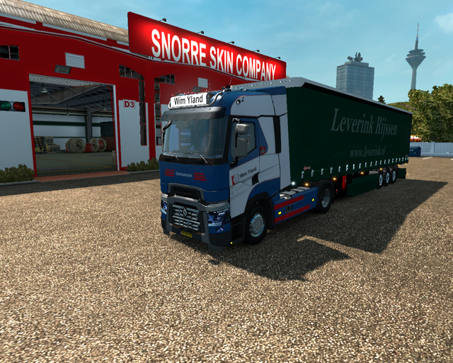 ets2 Renault T 4x2 Wim Yland Ootmarsum +Samro Alus prive skin ets2