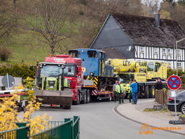 Lok-Transport powered by www.truck-pics.eu-28 Lok-Transport in Hilchenbach, KÃ¼bler & Setzer, Ley-Krane powered by www.truck-pics.eu