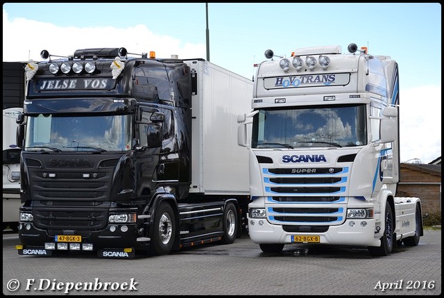 Scania R730 en R450 Hovo-BorderMaker 2016