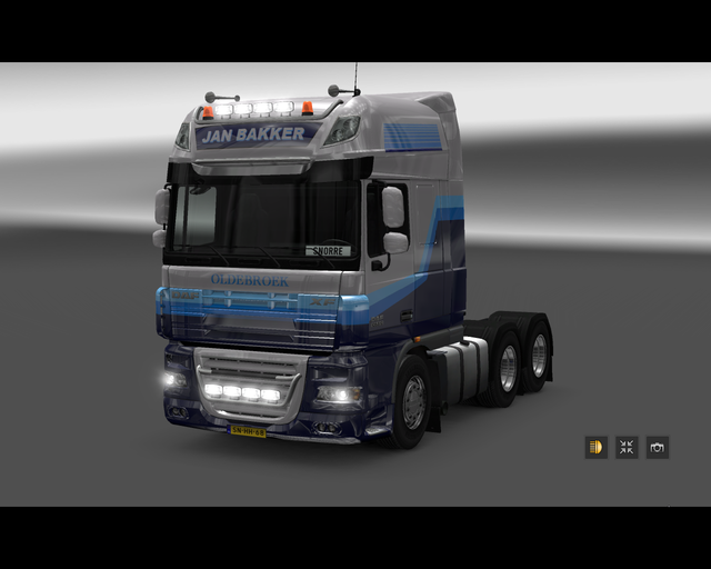 ets2 Daf Xf105 6x4 Jan Bakker Oldebroek Holland  prive skin ets2