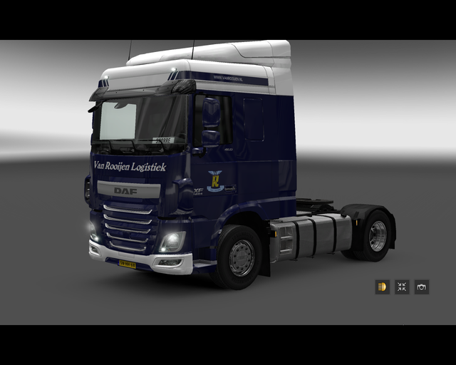 ets2 Daf XF euor60 4x2 Van Rooijen Logistiek Eindh prive skin ets2