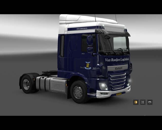 ets2 Daf XF euor60 4x2 Van Rooijen Logistiek Eindh prive skin ets2