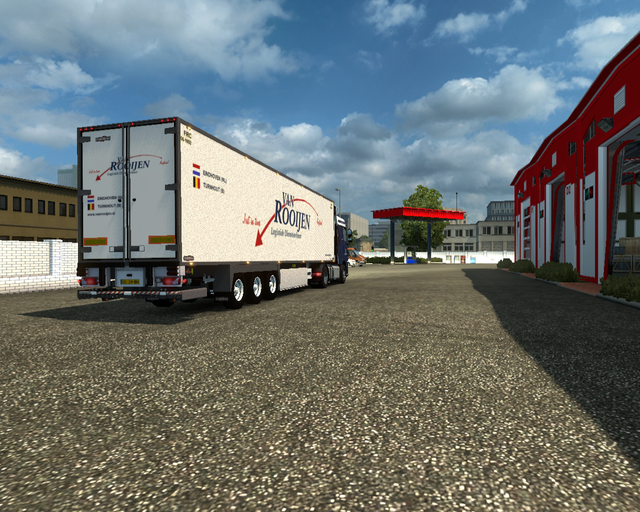 ets2 Daf XF euor60 4x2 + Koeltrailer Van Rooijen L prive skin ets2