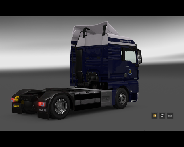 ets2 Man TGX euro6 4x2 Van Rooijen Logistiek Eindh prive skin ets2