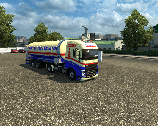 ets2 Volvo Fh 2013 4x2 + Mesttrailer Gert Vlastuin prive skin ets2