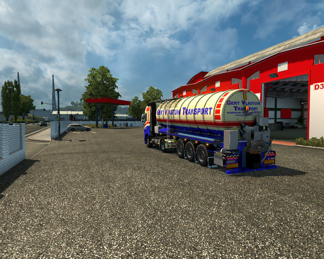 ets2 Volvo Fh 2013 4x2 + Mesttrailer Gert Vlastuin prive skin ets2