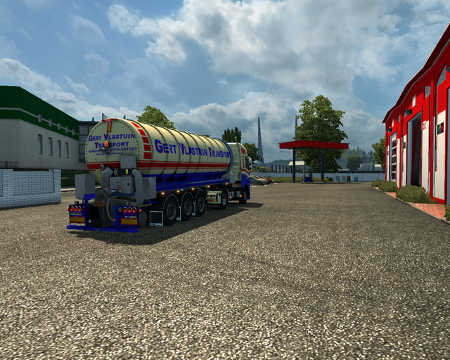 ets2 Volvo Fh 2013 4x2 + Mesttrailer Gert Vlastuin prive skin ets2