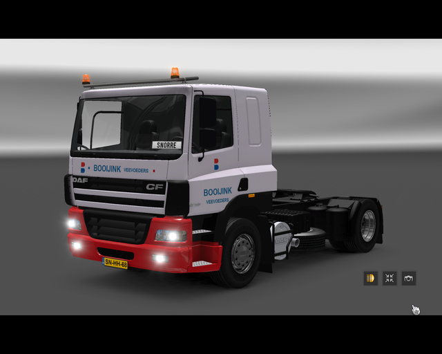 ets2 Daf CF 85 4x2 Lowroof Booijink veevoeders Raa prive skin ets2