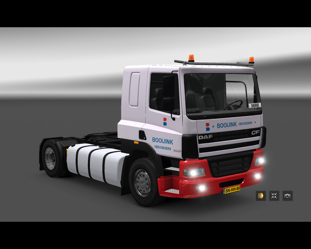 ets2 Daf CF 85 4x2 Lowroof Booijink veevoeders Raa prive skin ets2