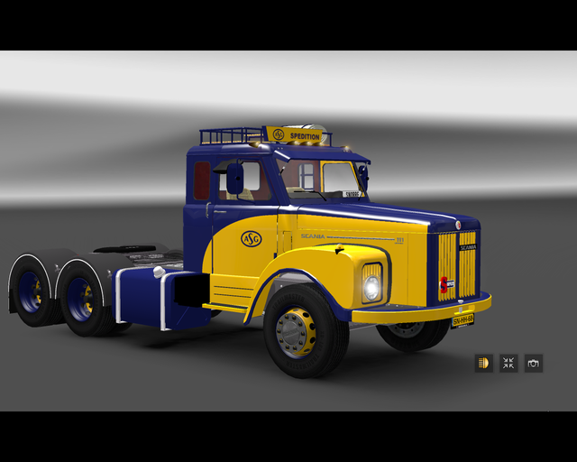 ets2 Scania 111 6x4 Torpedo ASG Spedition Schweden prive skin ets2