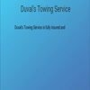 tow truck service - Duval's Towing Service
