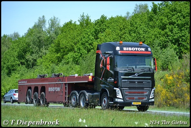 41-BGG-7 Volvo FH4 Besselsen-BorderMaker Rijdende auto's 2016