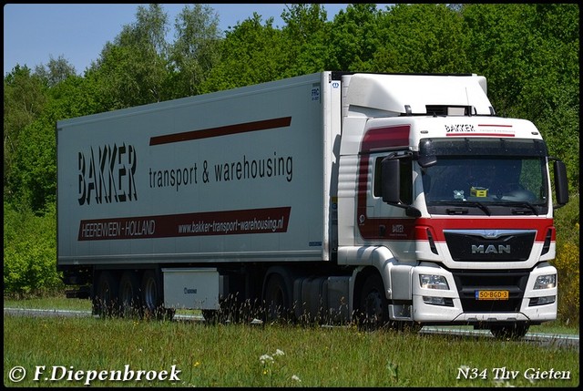 50-BGD-3 MAN Tgx Bakker-BorderMaker Rijdende auto's 2016