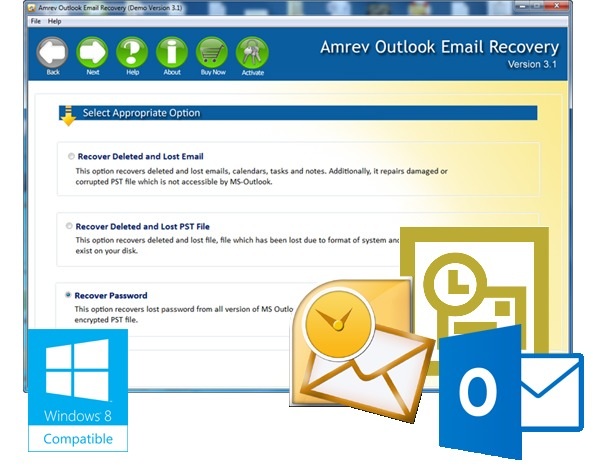 Deleted Email Recovery Software Picture Box