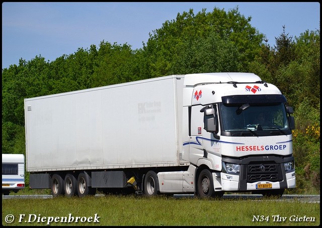 97-BFH-7 Renault T Hessels Groep-BorderMaker Rijdende auto's 2016