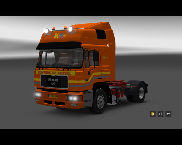 ets2 Man F2000 Sillenz 4x2 Kuypers Kessel Holland  prive skin ets2