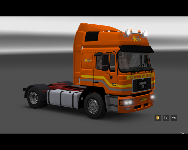 ets2 Man F2000 Sillenz 4x2 Kuypers Kessel Holland  prive skin ets2