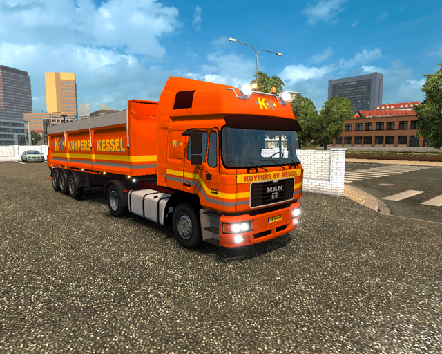 ets2 Man F2000 Sillenz 4x2 + Bulthuis Kipper Kuype prive skin ets2