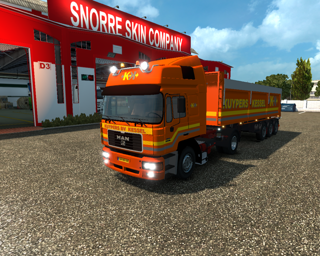 ets2 Man F2000 Sillenz 4x2 + Bulthuis Kipper Kuype prive skin ets2