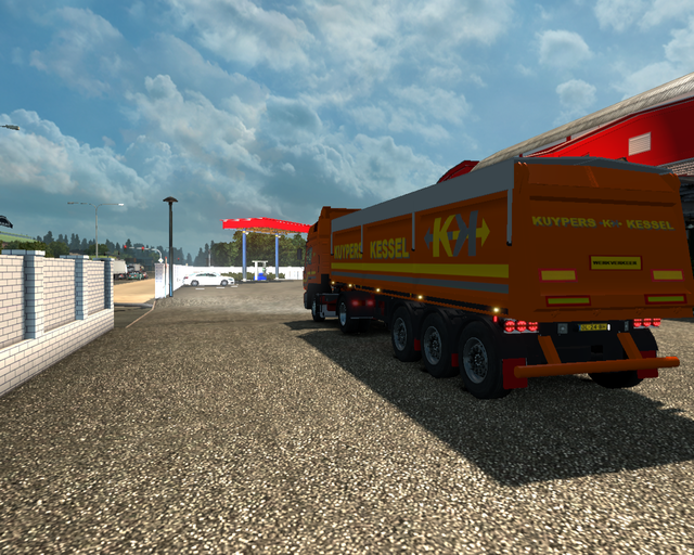 ets2 Man F2000 Sillenz 4x2 + Bulthuis Kipper Kuype prive skin ets2